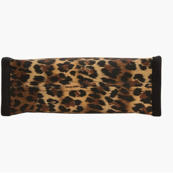 New Christian Louboutin Small Nastroloubi Leopard Print Canvas Tote - Picture 8 of 8